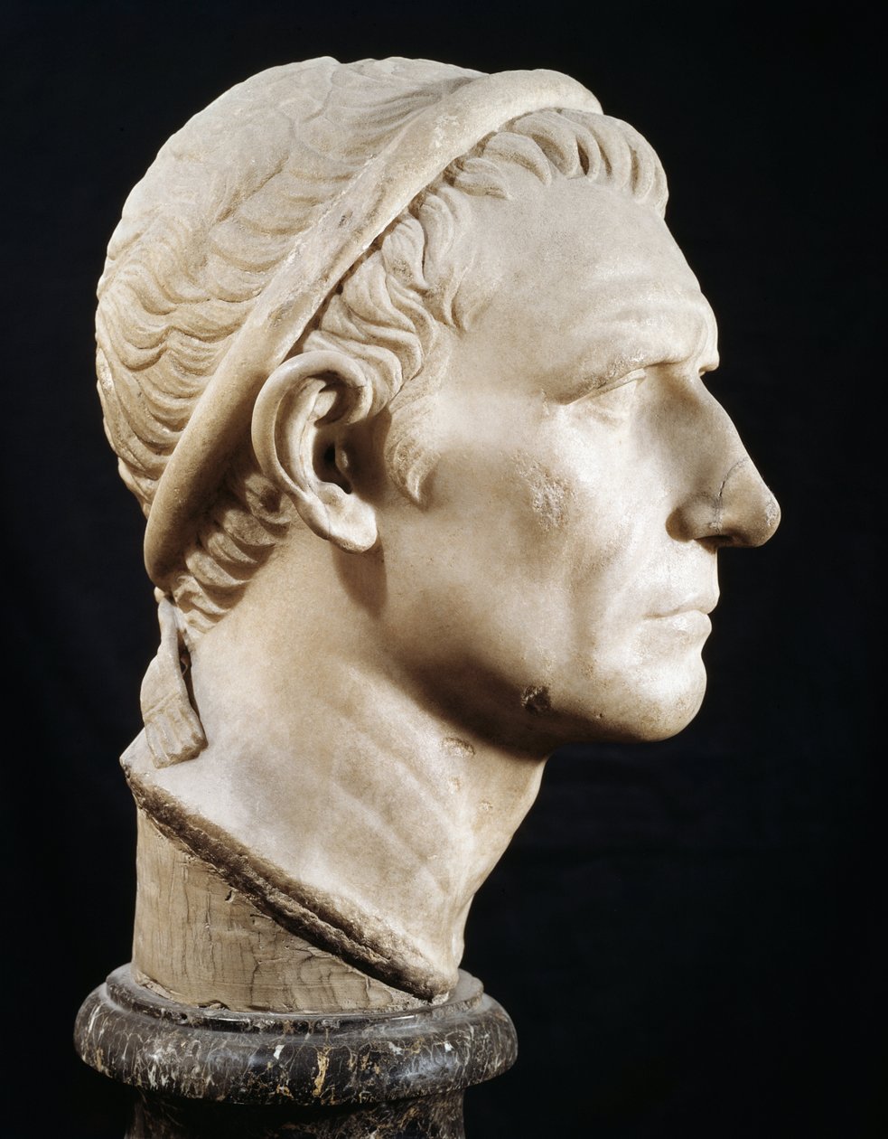 Leder av Antiochus III den store (marmorskulptur) av Roman