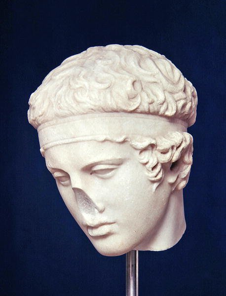 Leder for Diadumenos (marmor) (se også 293767) av Roman