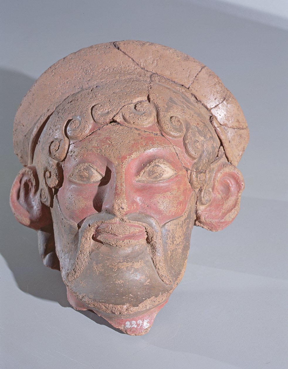 Hodet til Zeus (terrakotta) av Roman