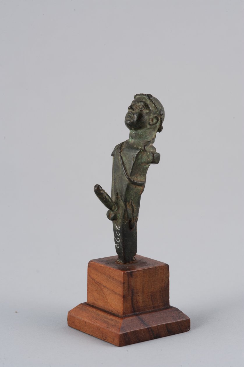 Herm med erigert fallus (bronse) av Roman
