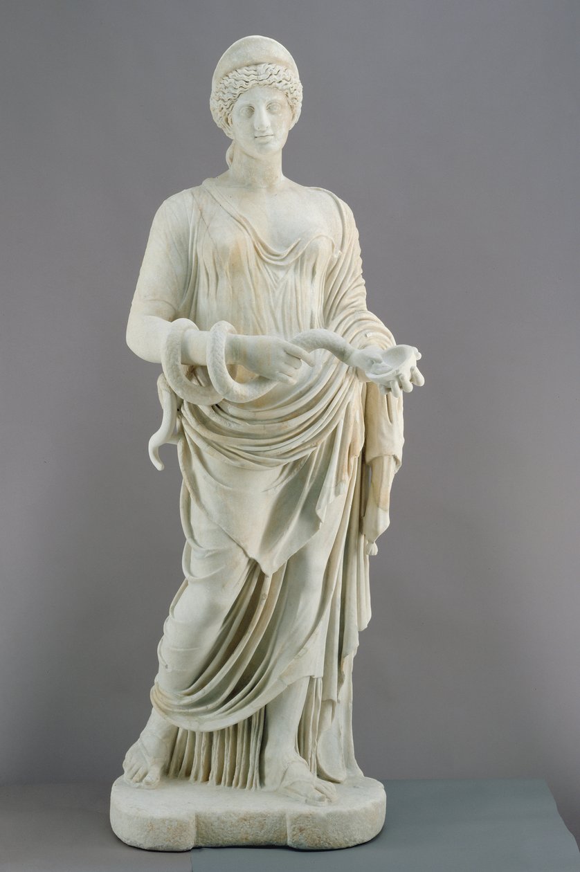 Hygieia, ca. 170 e.Kr. (marmor) av Roman