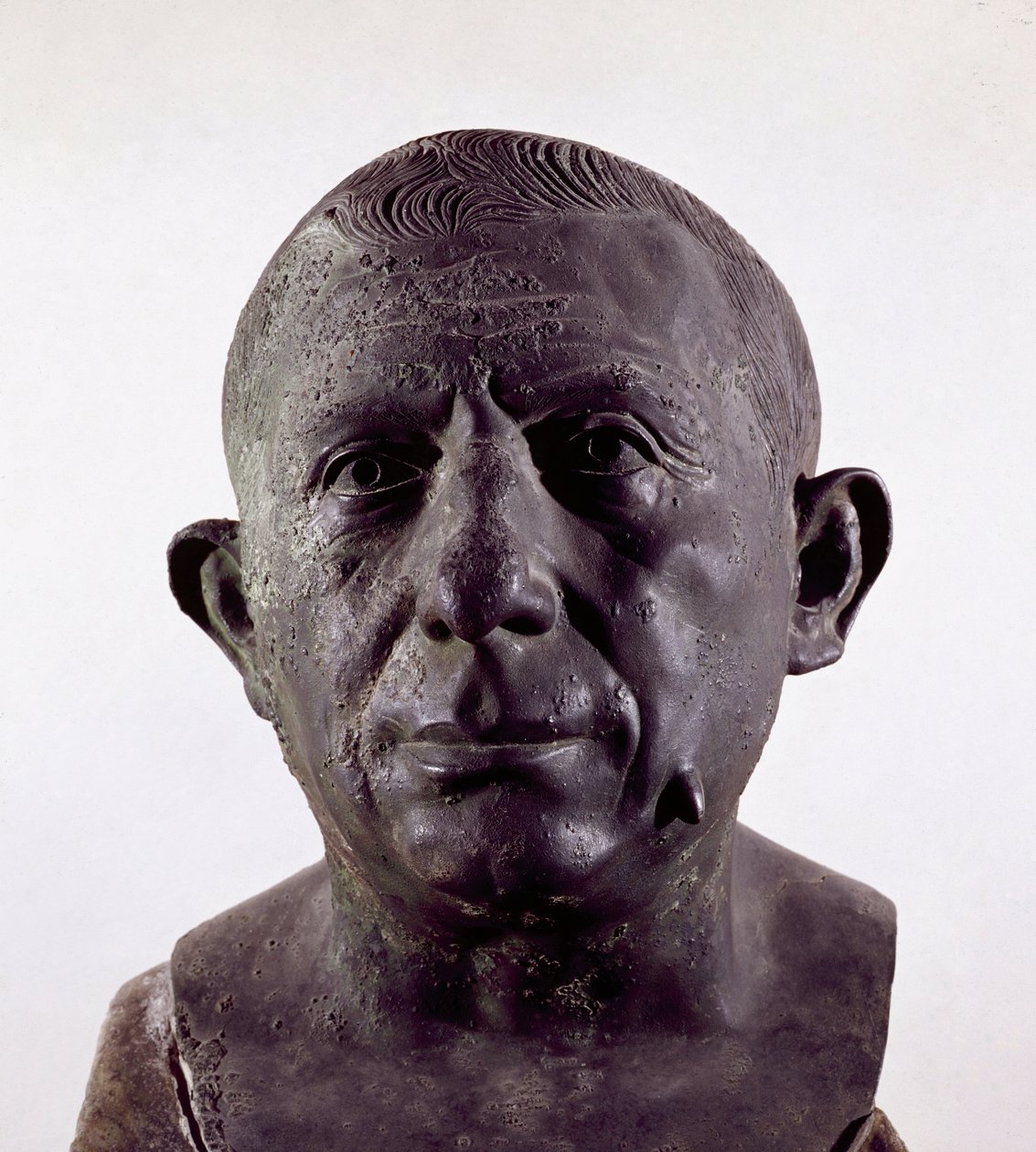 Lucius Caecilius Lucundus, bankmann fra Pompeii (bronsebyste, ca. 20-62 e.Kr.) av Roman