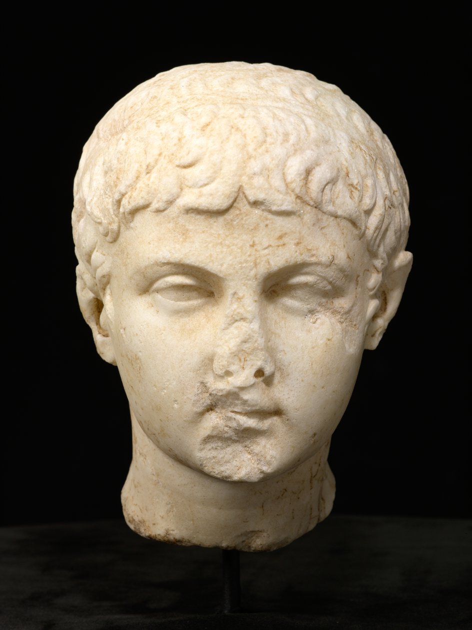 Lucius Caesar, sent på 1. århundre (marmor) av Roman