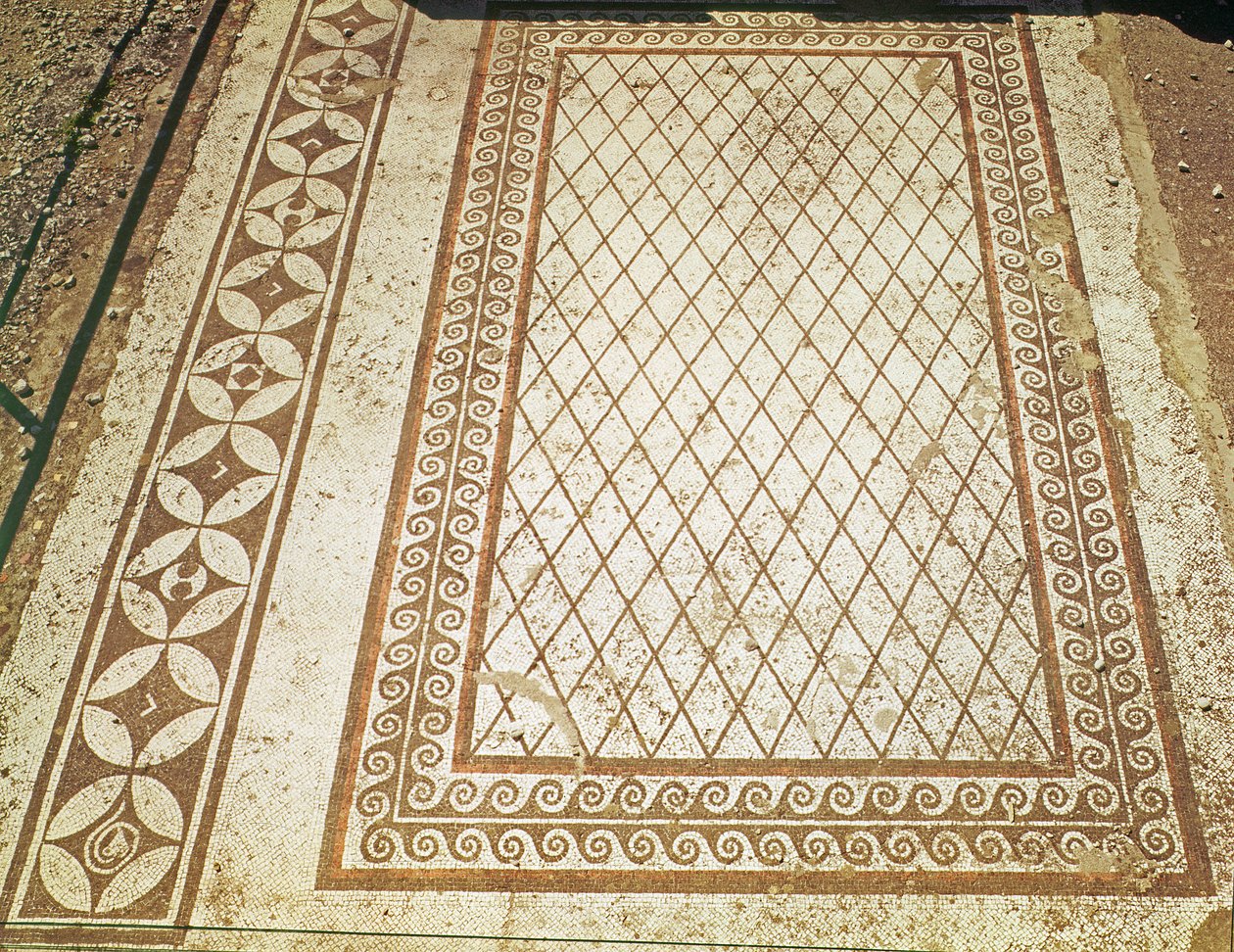 Mosaikkgulv fra House of the Messii (mosaikk) av Roman