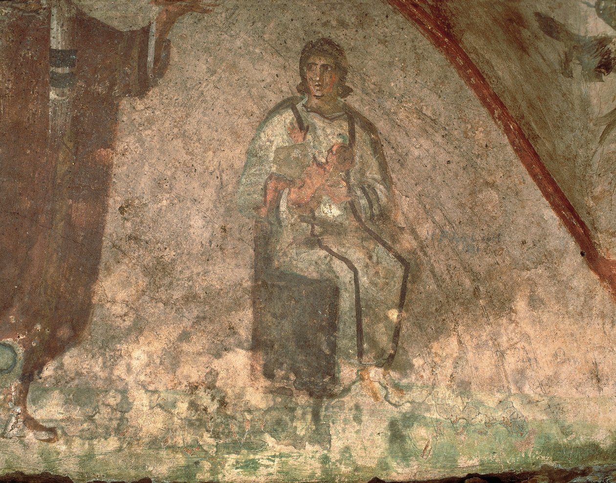 Mor og barn, Room of the Veil (fresco) av Roman