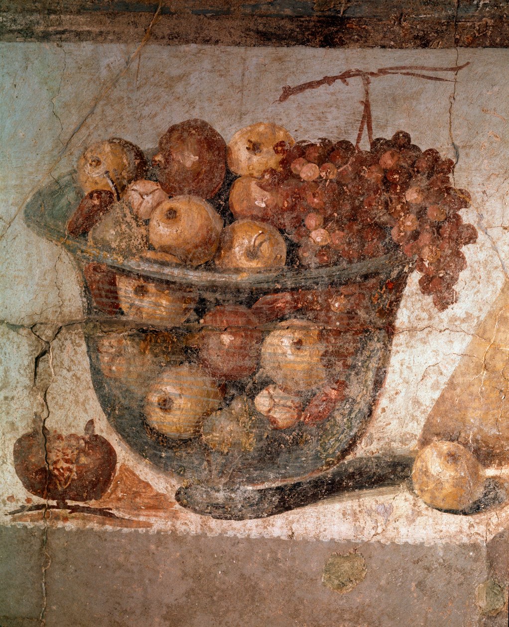 Panmusiker, blant nymfene, detalj (fresco av Roman