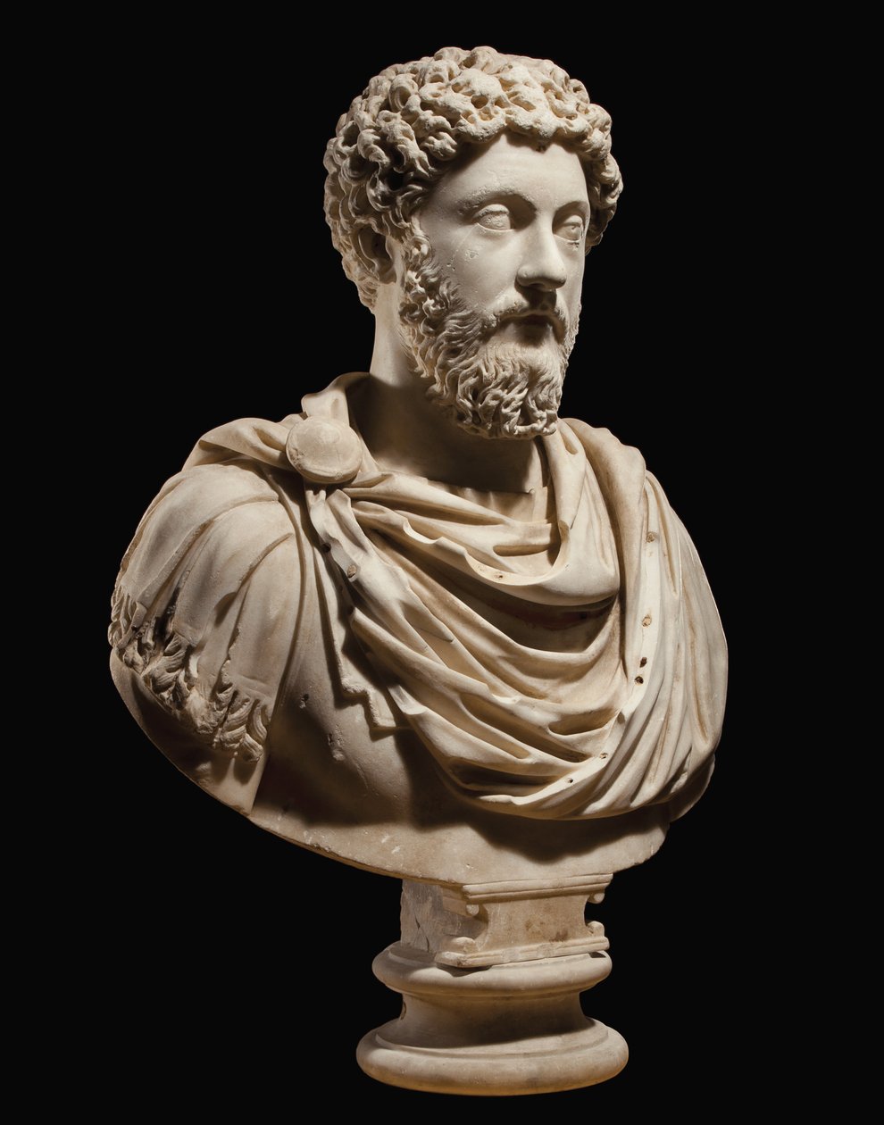 Portrettbyste av keiser Marcus Aurelius, ca. 170-180 e.Kr av Roman