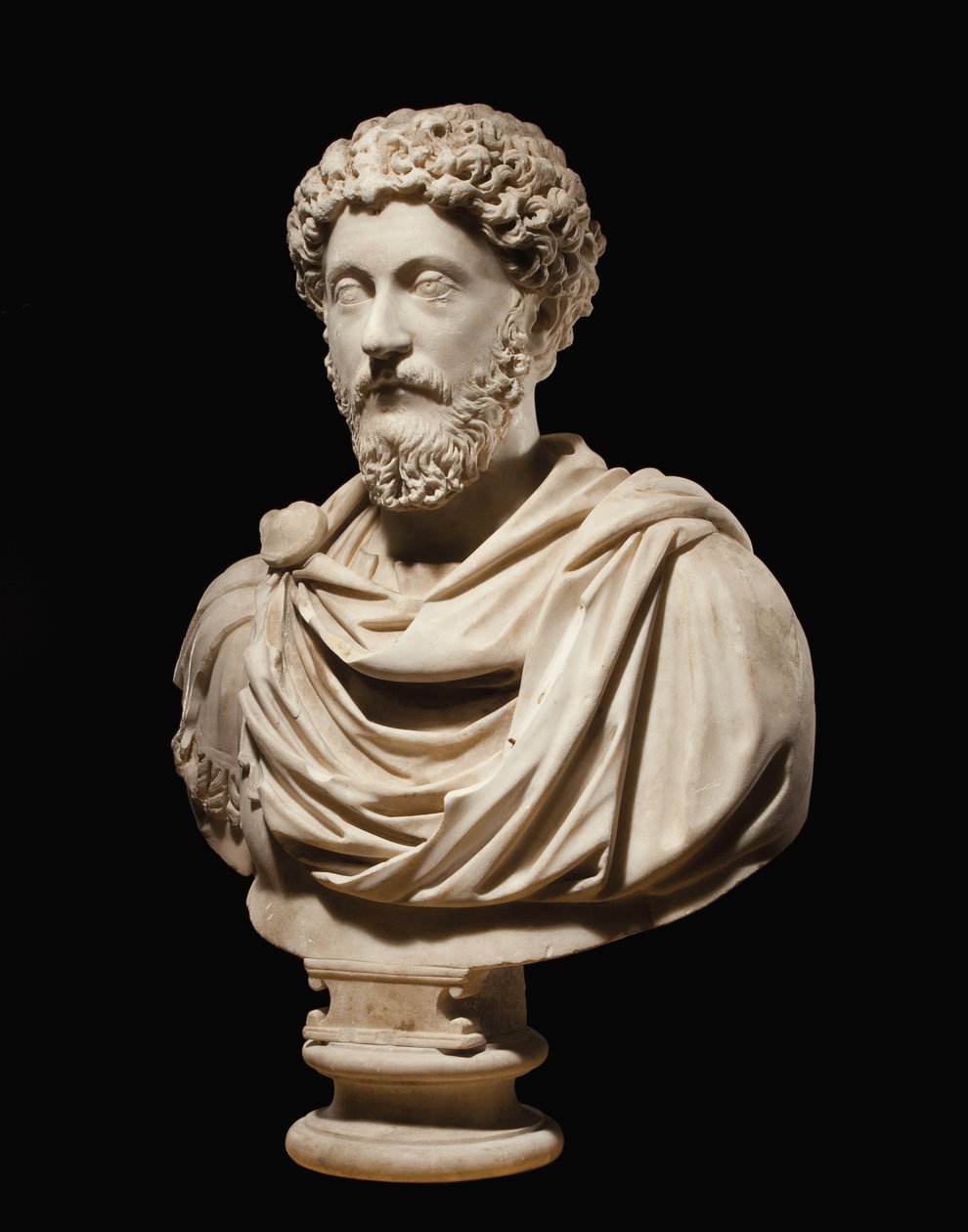 Portrettbyste av keiser Marcus Aurelius, ca. 170-180 e.Kr av Roman