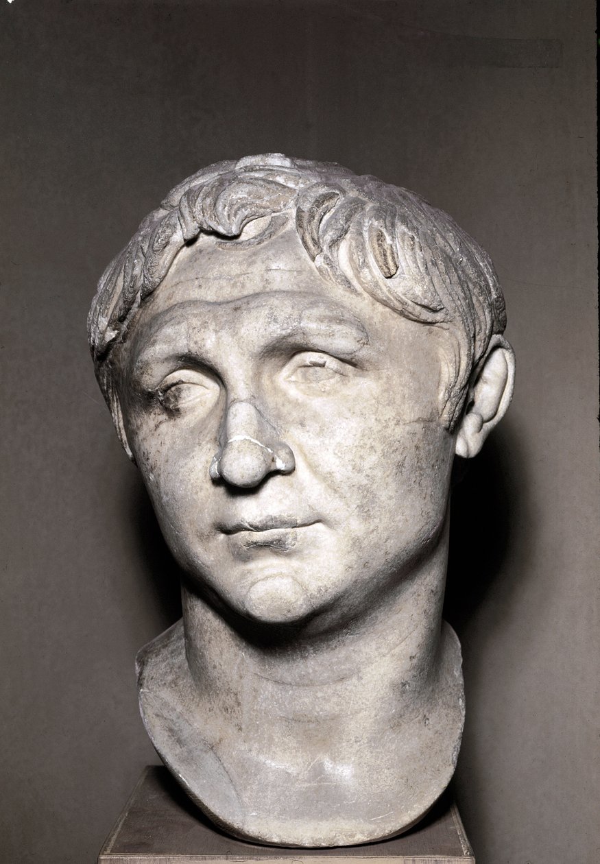 Portrett av Pompeius den store (marmorskulptur) av Roman