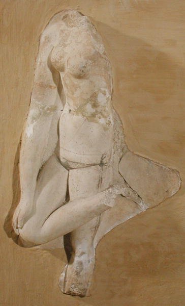Relieff som viser kroppen til en kvinne, Tunisia (stukk) av Roman