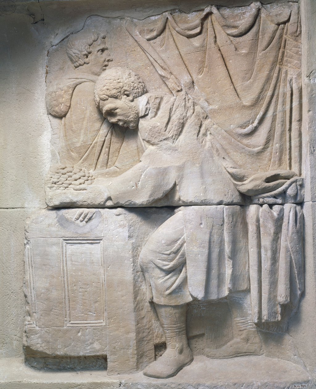 Romersk relieff fra mausoleum som viser brødhandler, 2. århundre e.Kr av Roman