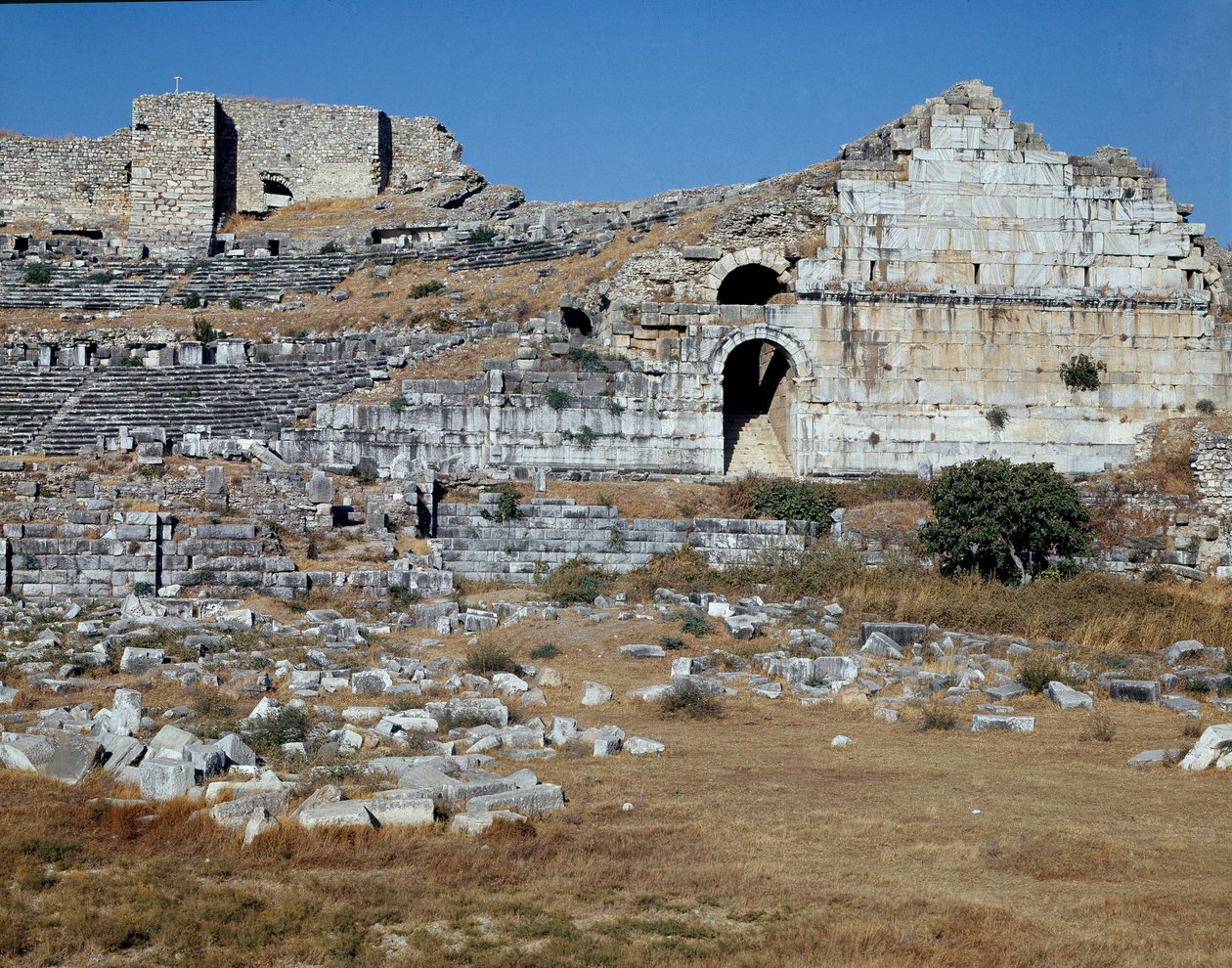 Romersk kunst, hellenistisk periode: Teateret til Milet. 2. århundre. Tyrkia av Roman