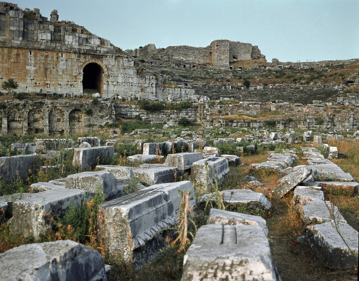 Romersk kunst, hellenistisk periode: Teateret til Milet. 2. århundre. Tyrkia av Roman