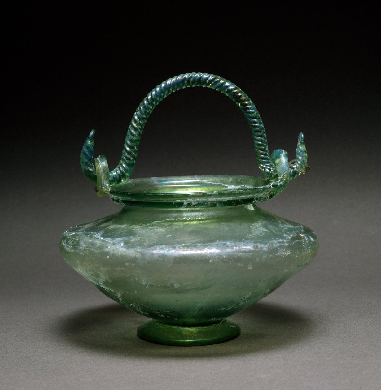 Romersk kunst: bikonisk vase. 1. århundre e.Kr. Fra La Antigua Diam. 12 cm nasjonalmuseum for romersk kunst Merida, Spania av Roman