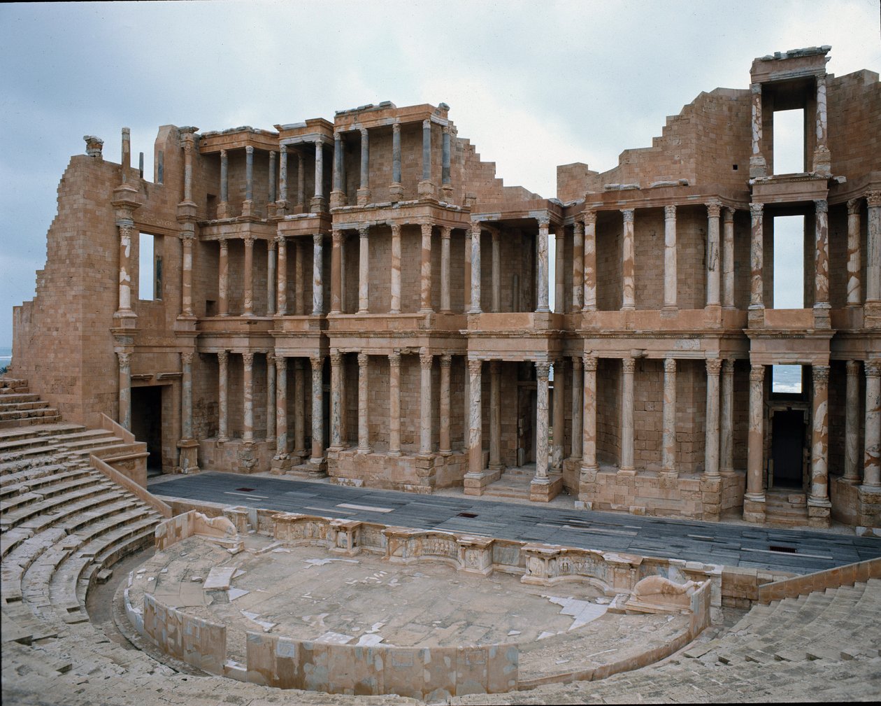 Scene av romersk teater, 2.-3. århundre av Roman