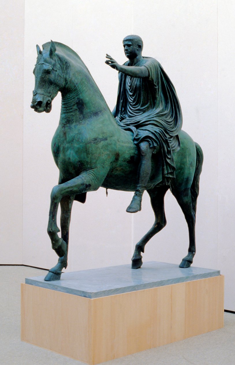 Statue fra Miseno: keiseren Nerva (bronse) av Roman