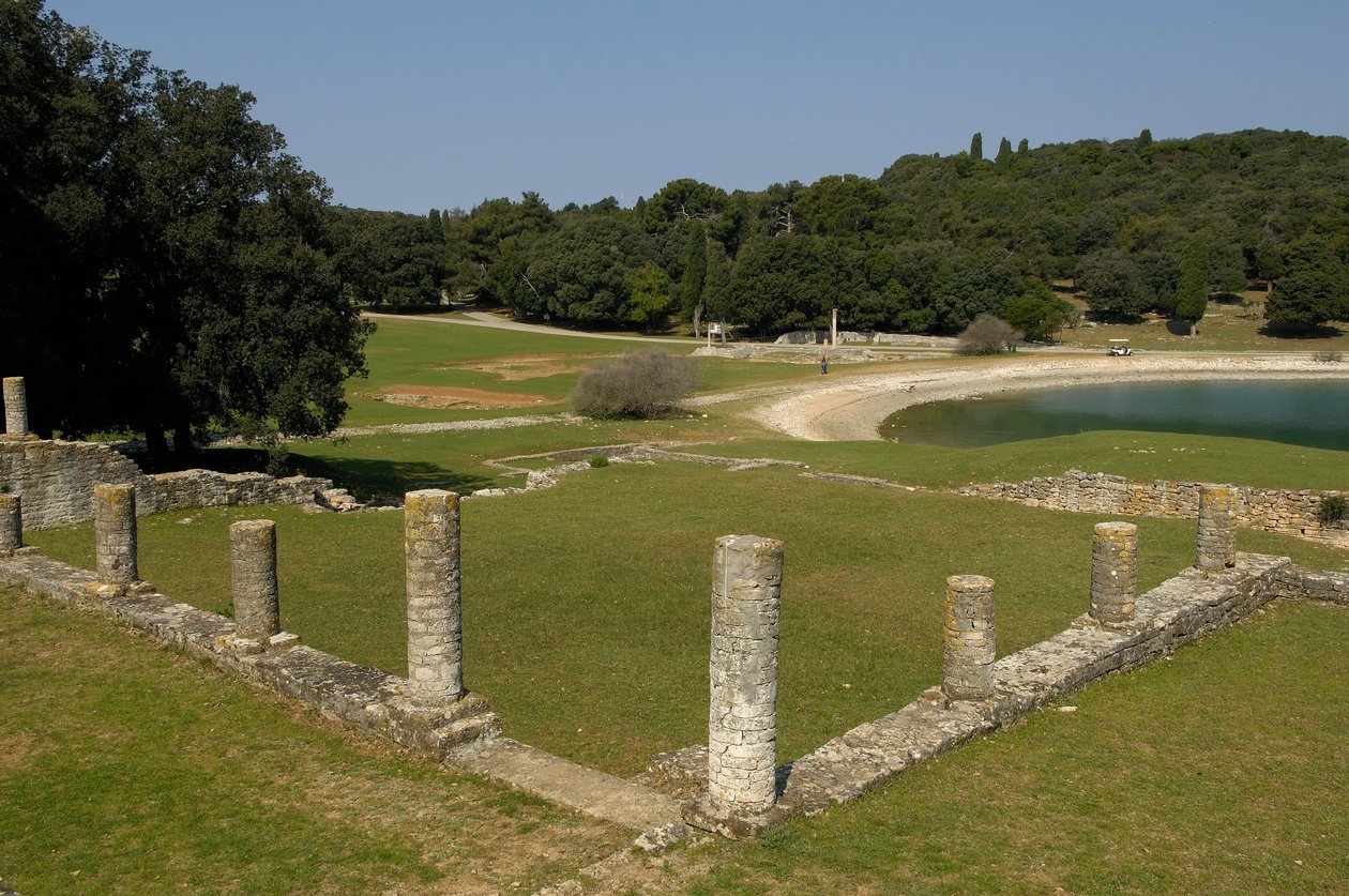 Den romerske villaen i Verige Bay, Brijuni, Kroatia av Roman