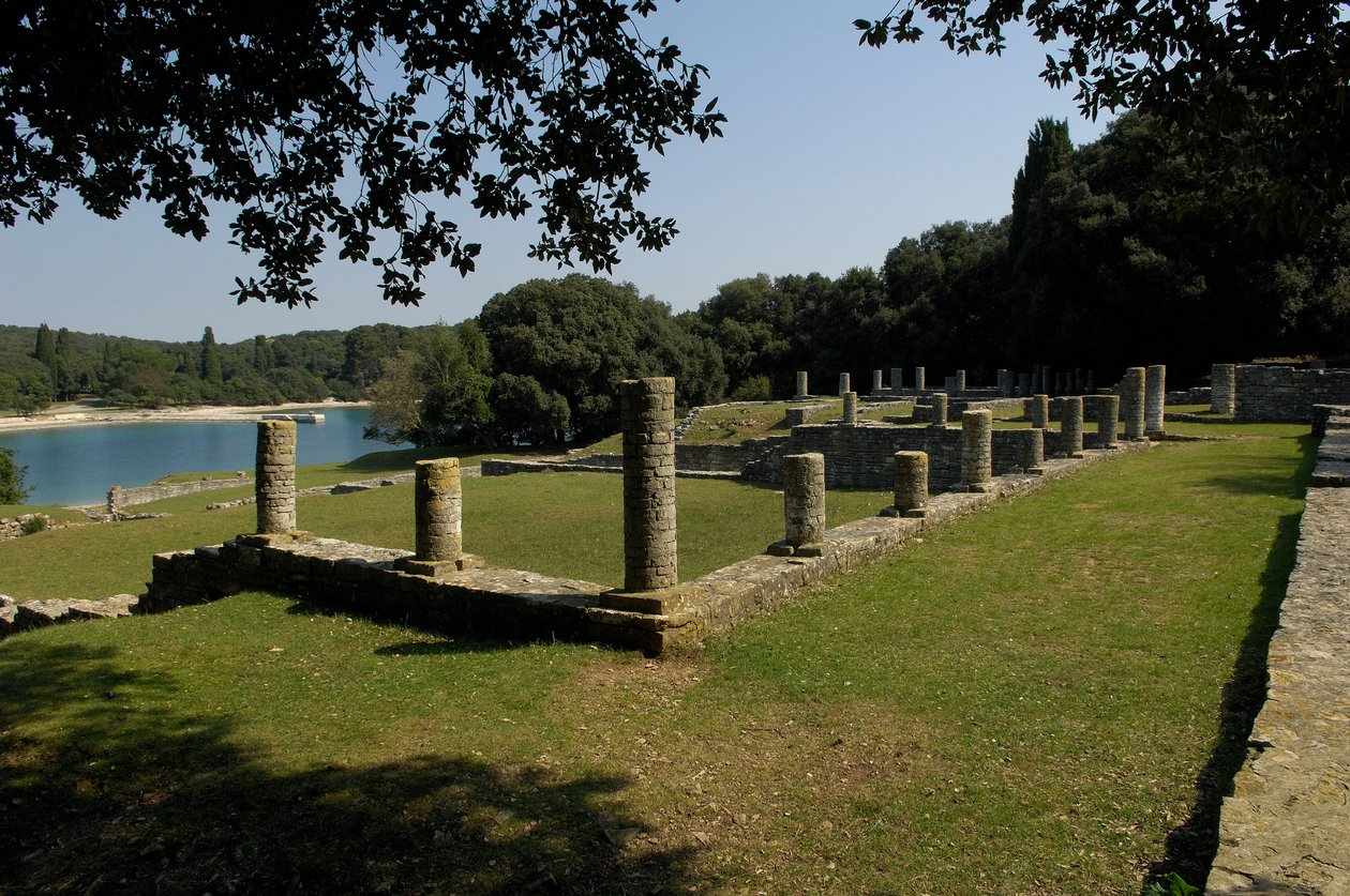 Den romerske villaen i Verige Bay, Brijuni, Kroatia av Roman