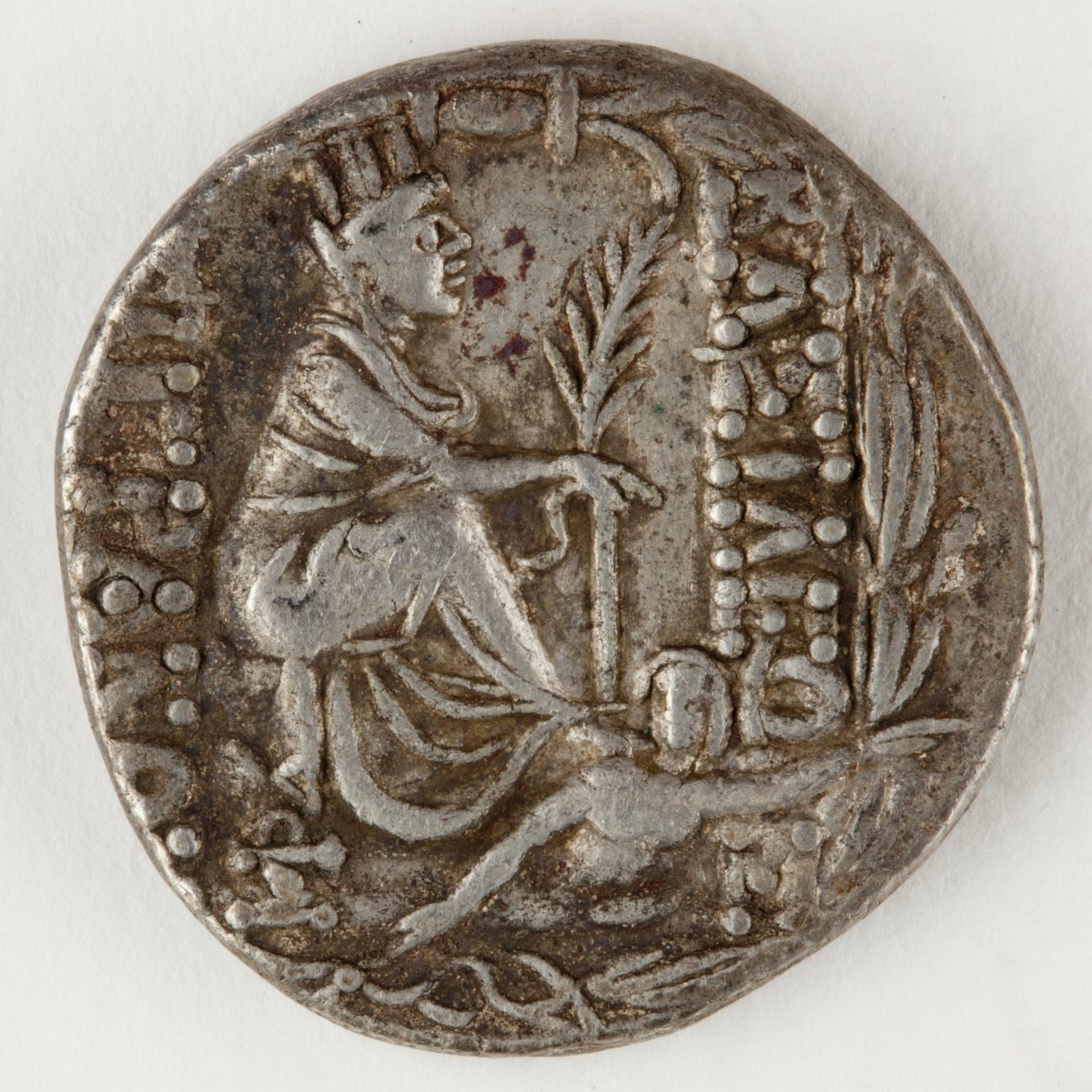 Tigranes II av Armenia, omvendt, 83-69 f.Kr. (sølv) av Roman