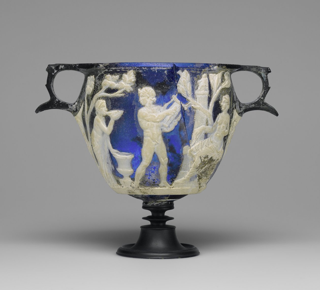 Cameo Glass Skyphos, c.1 AD (glass) av Roman Imperial Period