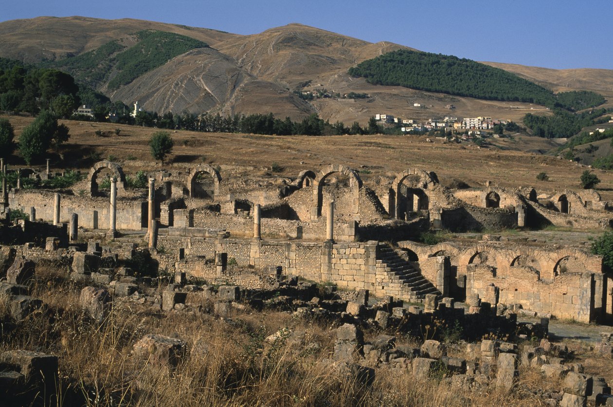 Generell utsikt over badene, den høye keisertiden (27 f.Kr.-395 e.Kr.) av Roman Imperial Period