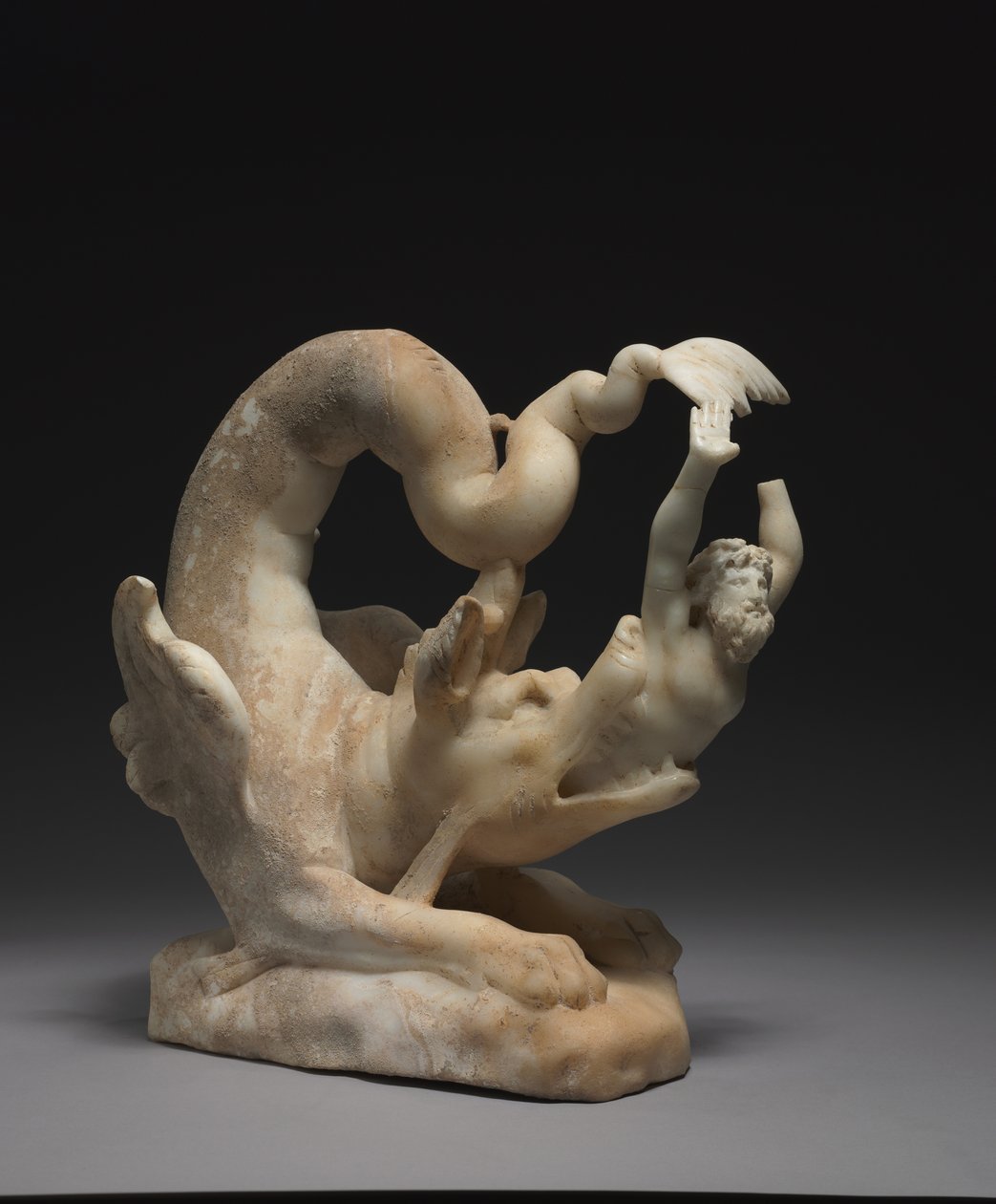 Jonah Cast Up, ca. 280-290 (marmor) av Roman Imperial Period