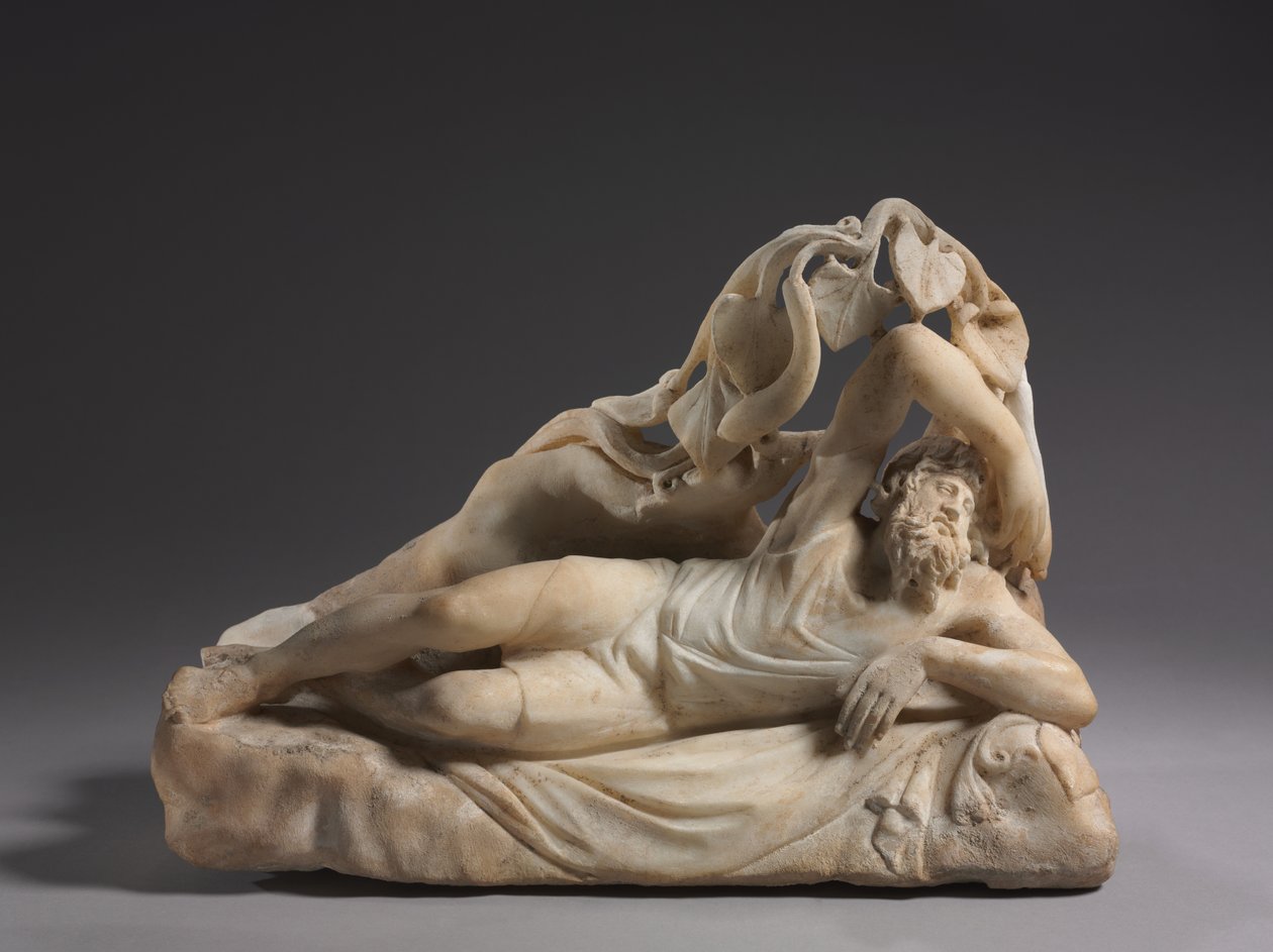 Jonah Under the Gourd Vine, 280-290 (marmor) av Roman Imperial Period