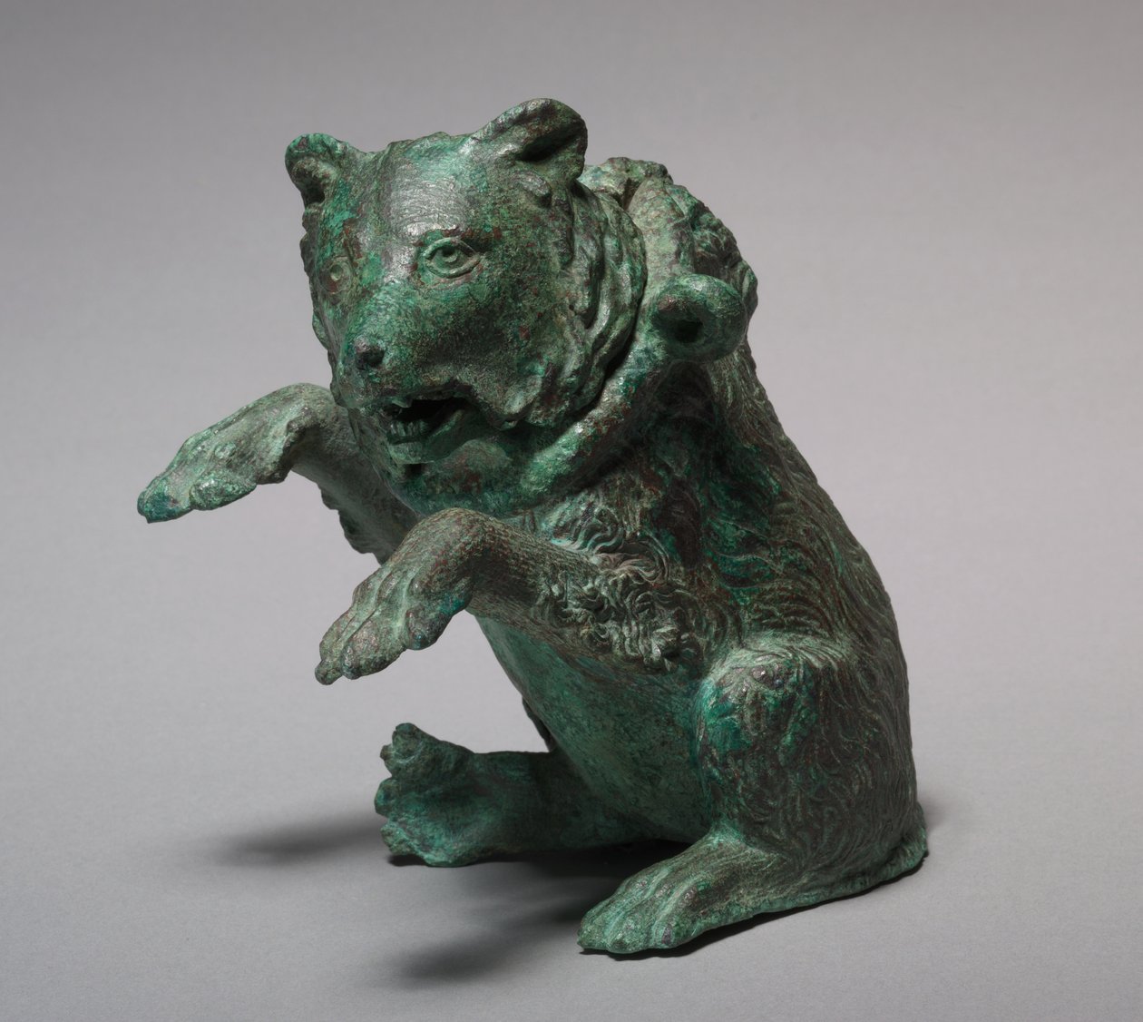 Oljeampula i form av en dansende bjørn, 200-tallet av Roman Imperial Period