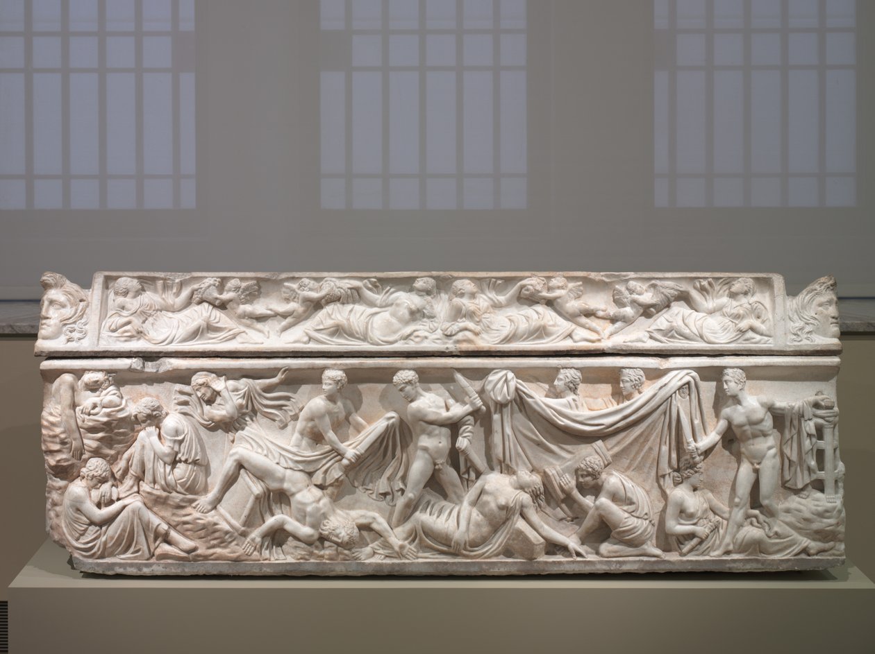 Sarkofag, ca. 100-125 (gresk marmor) av Roman Imperial Period