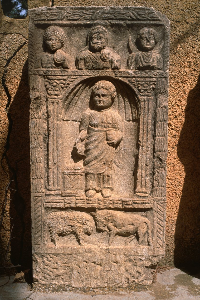Stela, høykeisertid (27 f.Kr.–395 e.Kr.) av Roman Imperial Period