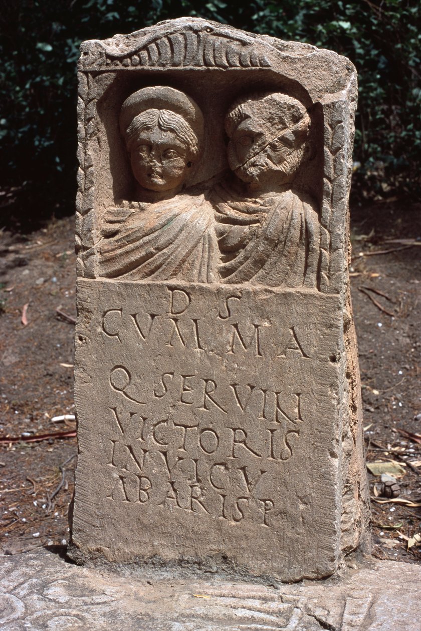 Stela, høykeisertid (27 f.Kr.–395 e.Kr.) av Roman Imperial Period