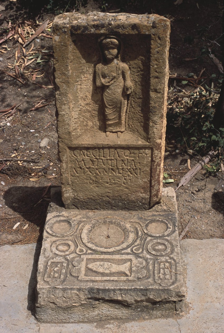 Stela, høykeisertid (27 f.Kr.–395 e.Kr.) av Roman Imperial Period