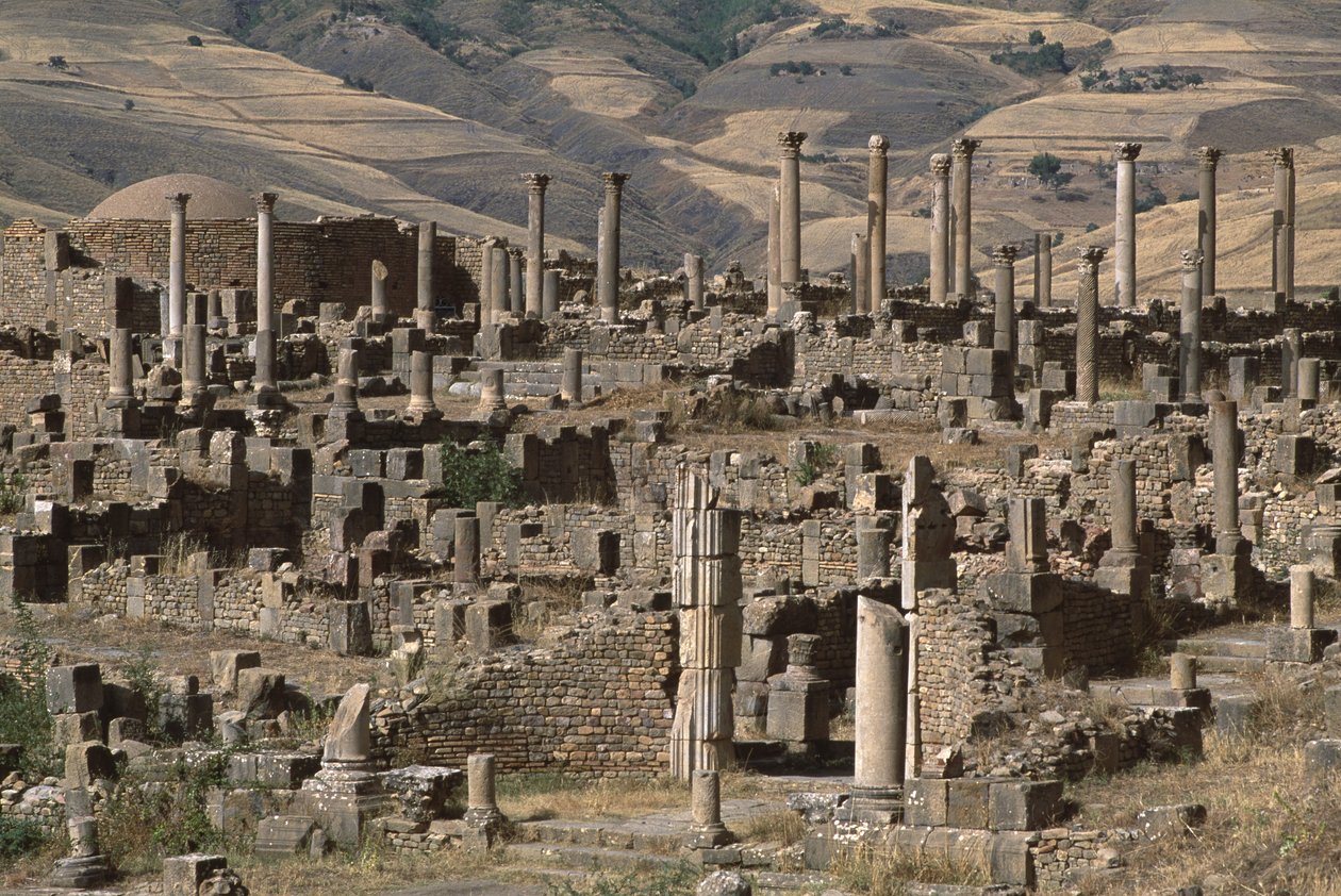 Utsikt over det kristne området, den høye keisertiden (27 f.Kr.-395 e.Kr.) av Roman Imperial Period