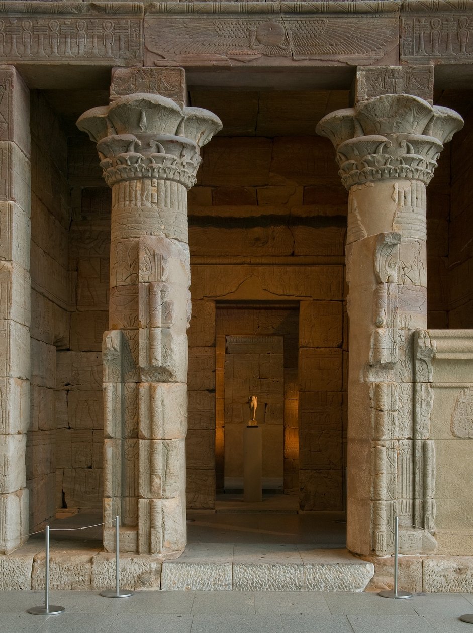 Dendur-tempelet, ca. 10 f.Kr. (eolisk sandstein) av Roman Period Egyptian