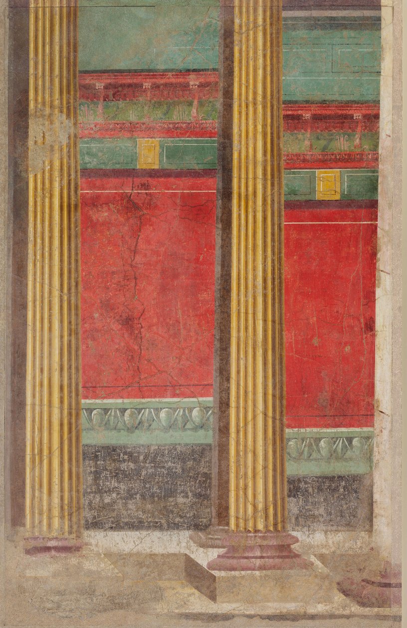 Veggmaleri fra en villa i Boscoreale, ca. 50–40 f.Kr. av Roman Republican Period