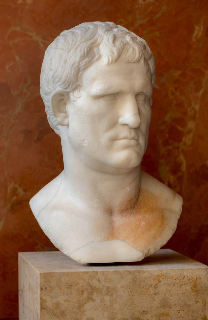 Art Rome Bust d Agrippa (ca. 64 f.Kr. - 12 f.Kr.) av Roman Roman