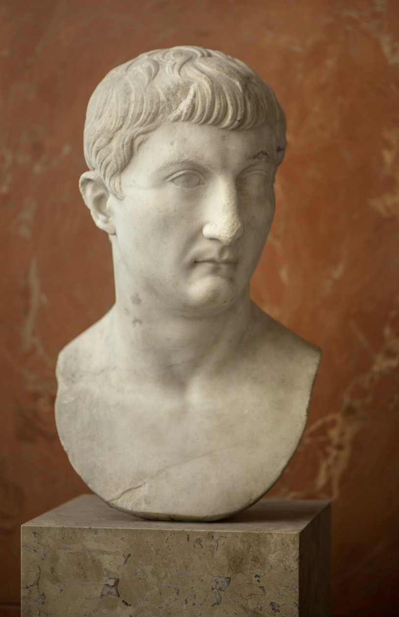 Art Roma byste av Drusus den unge (13 f.Kr. - 23 e.Kr.) marmor av Roman Roman