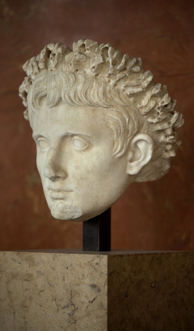 Art Roma Leder av keiser Augustus (63 f.Kr. - 14 e.Kr.) marmor av Roman Roman