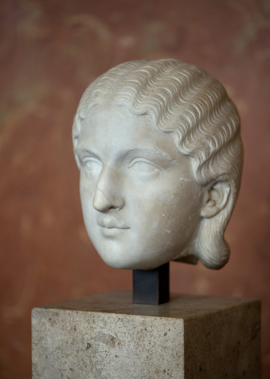 Art Roma Leder av keiserinnen Barbia Orbiana (3. århundre), marmor av Roman Roman