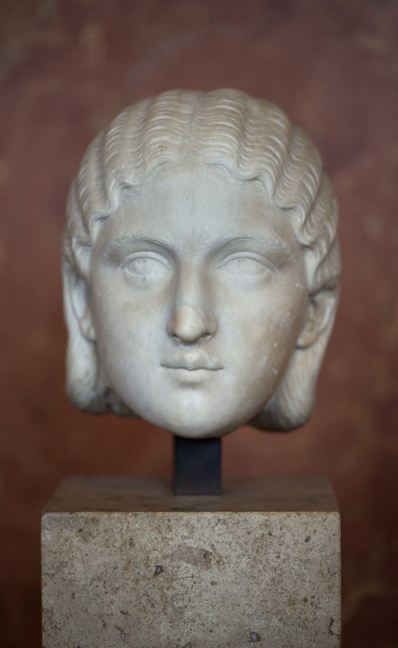 Art Roma Leder av keiserinnen Barbia Orbiana (3. århundre), marmor av Roman Roman