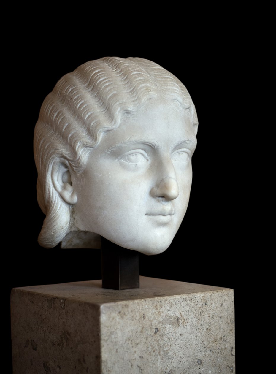 Art Roma Leder av keiserinnen Barbia Orbiana (3. århundre), marmor av Roman Roman