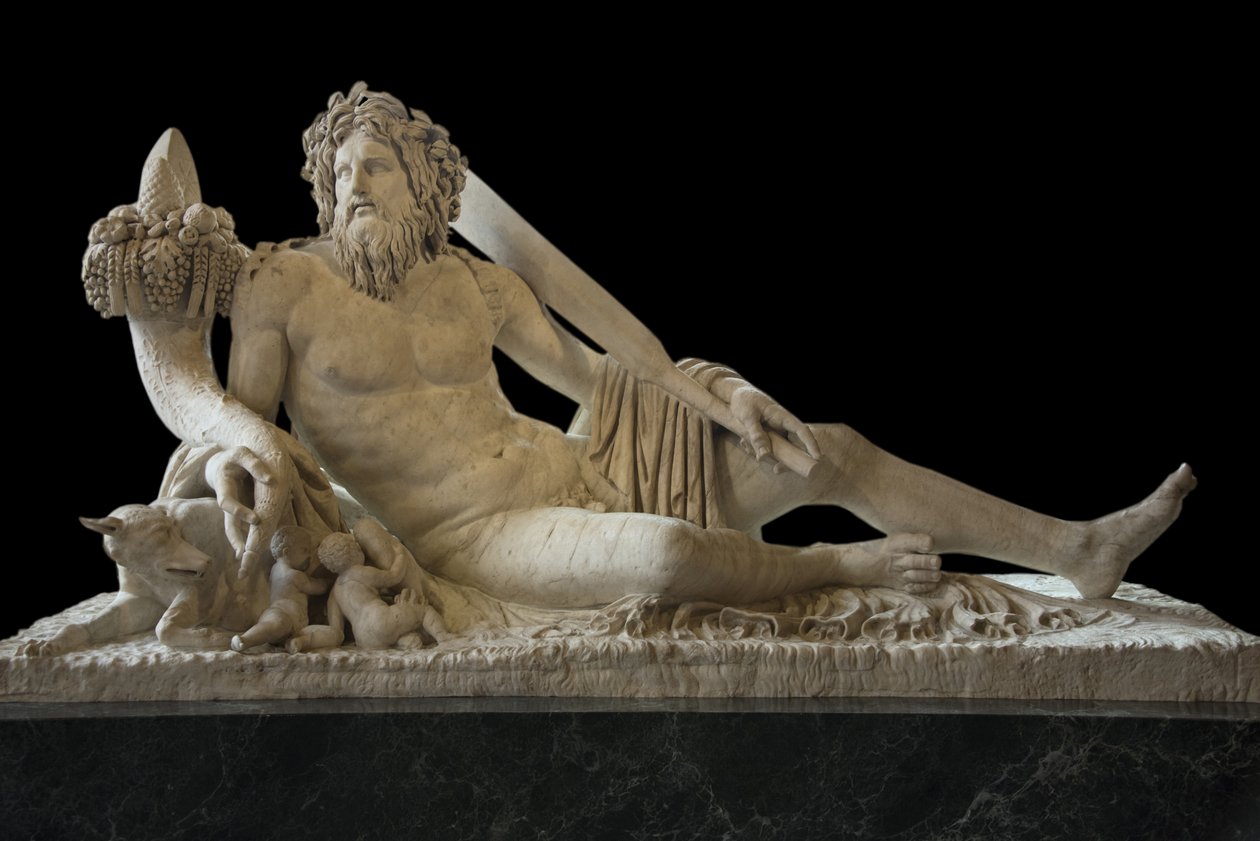Art Rome Tiberen (skulptur) av Roman Roman