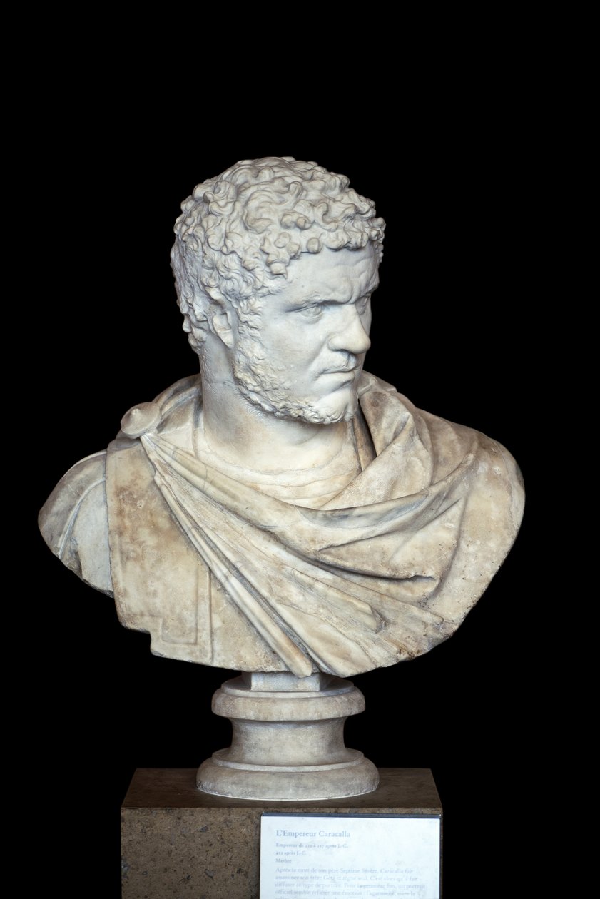 Caracalla (188 - 217 e.Kr.) marmor, romersk kunst av Roman Roman
