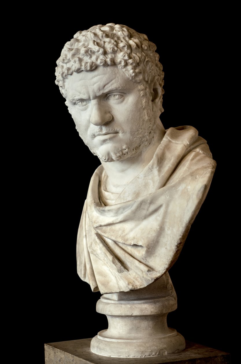 Caracalla (188 - 217 e.Kr.) marmor, romersk kunst av Roman Roman