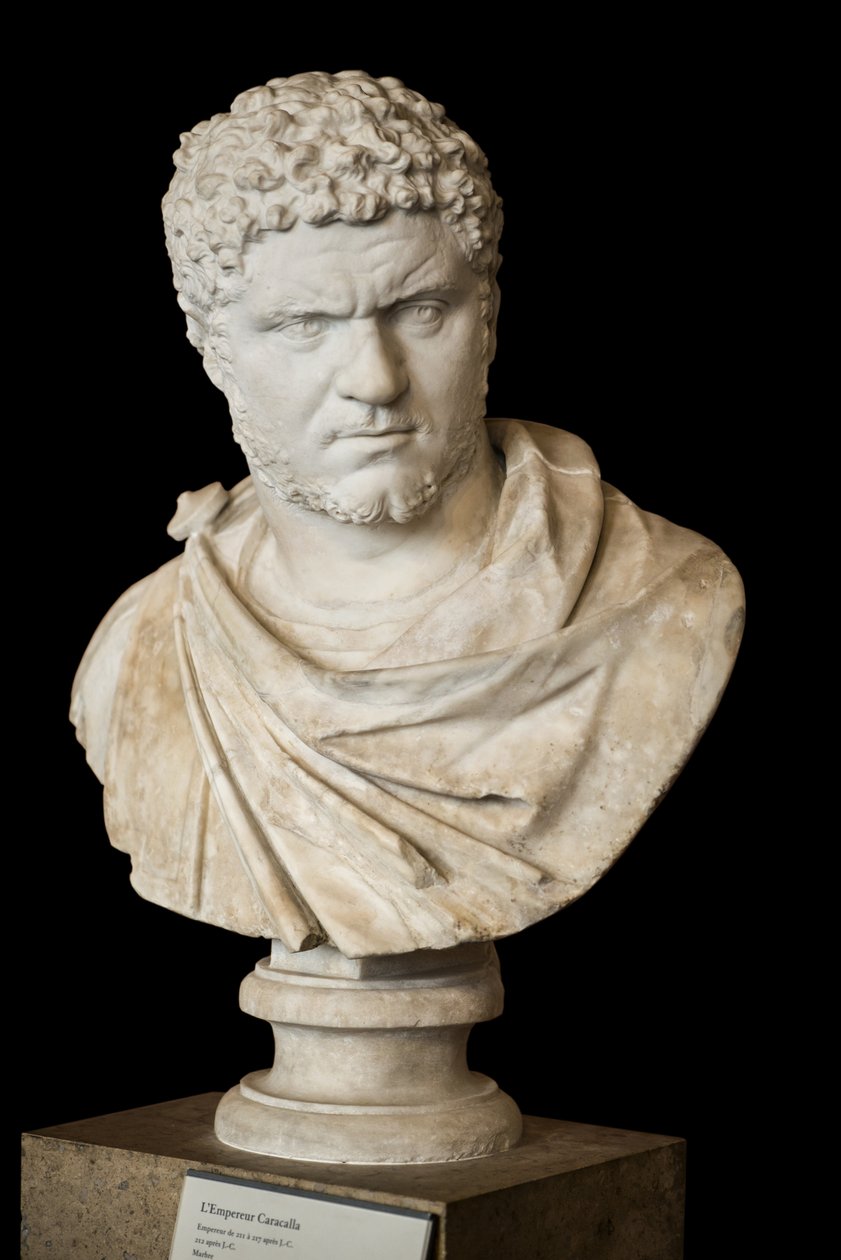 Caracalla (188 - 217 e.Kr.) marmor, romersk kunst av Roman Roman