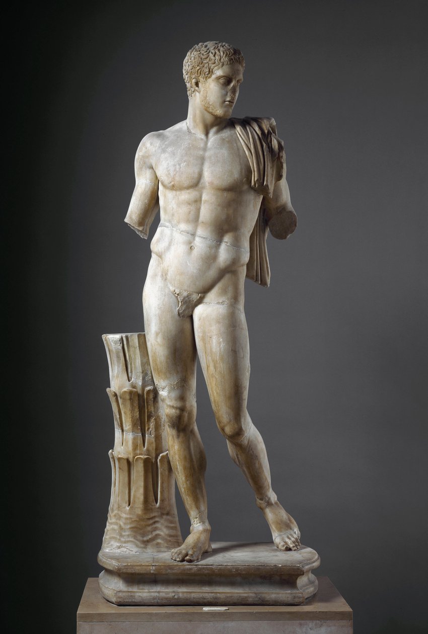 Diomede romersk marmorskulptur etter en gresk original. Fra Cuma. Dim. 177 cm Nasjonalt arkeologisk museum, Napoli av Roman Roman