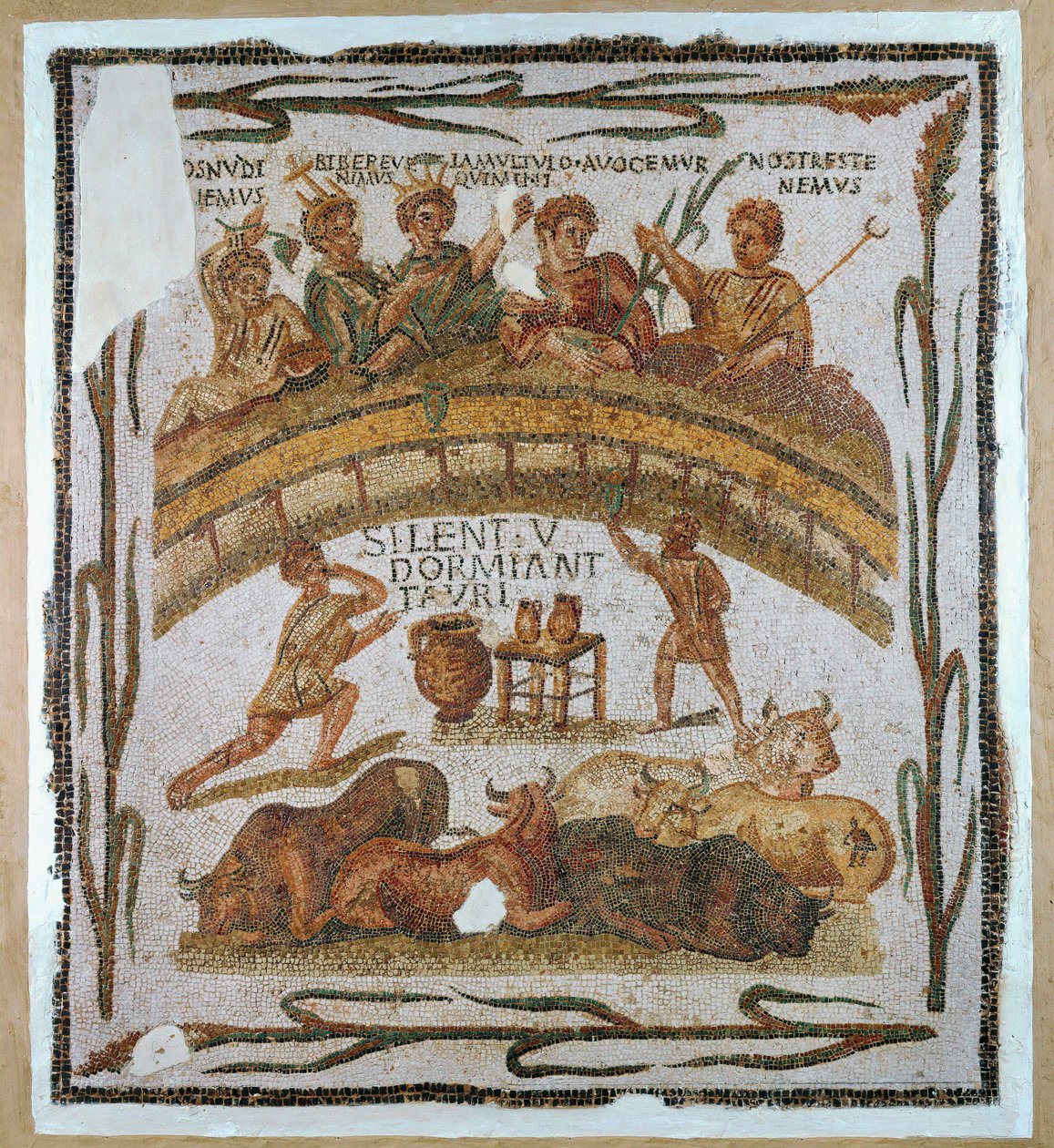 Kostymebankett (mosaikk) av Roman Roman
