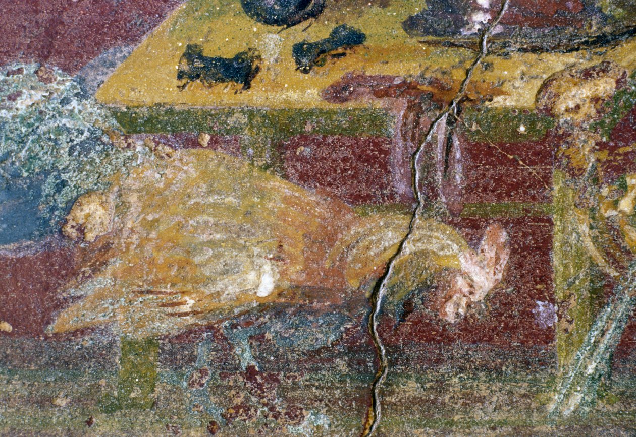 Fresco, House of Vettii, Pompeii (UNESCOs verdensarvliste av Roman Roman