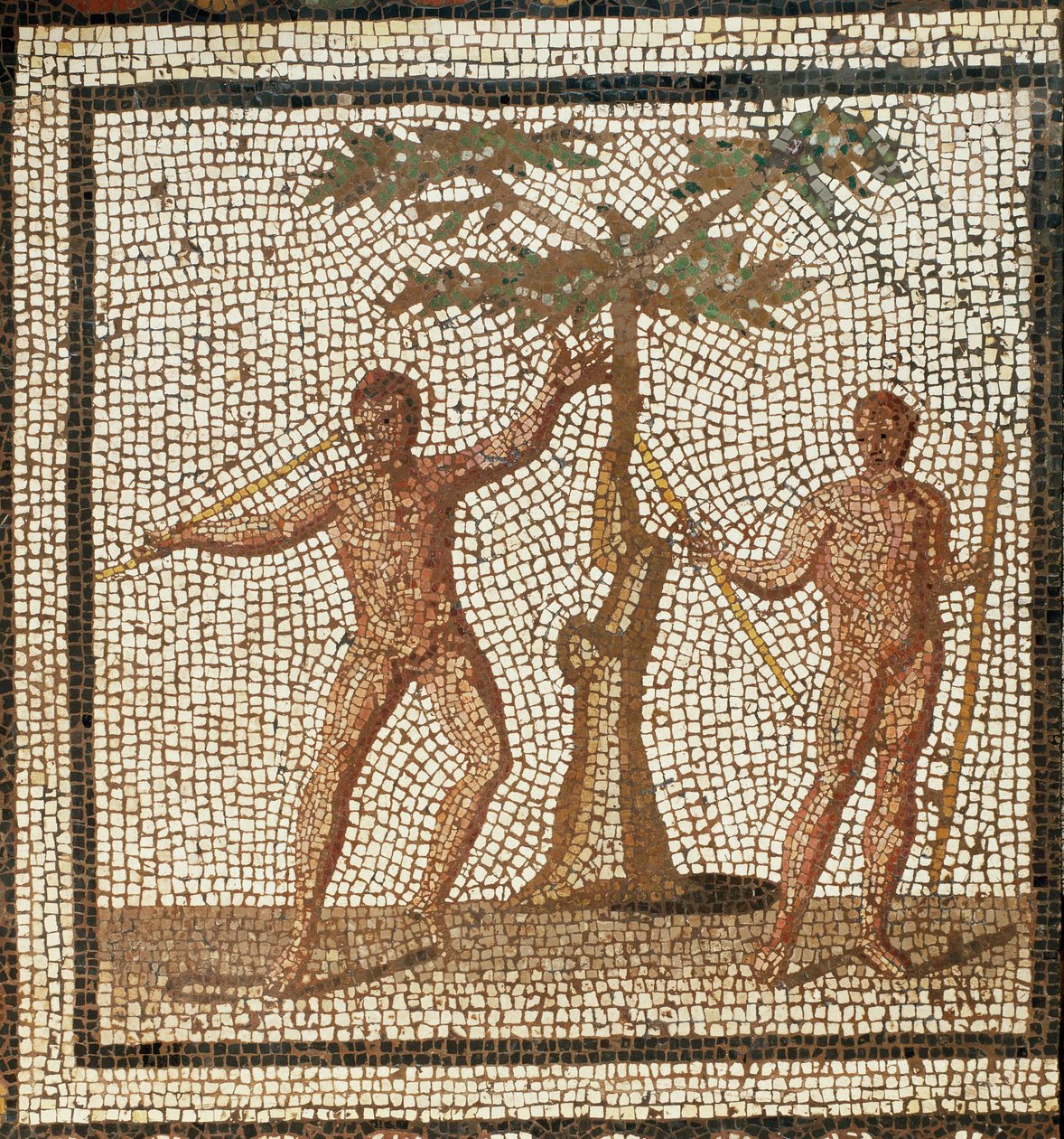 Innhøstingstakksigelse (mosaikk) av Roman Roman