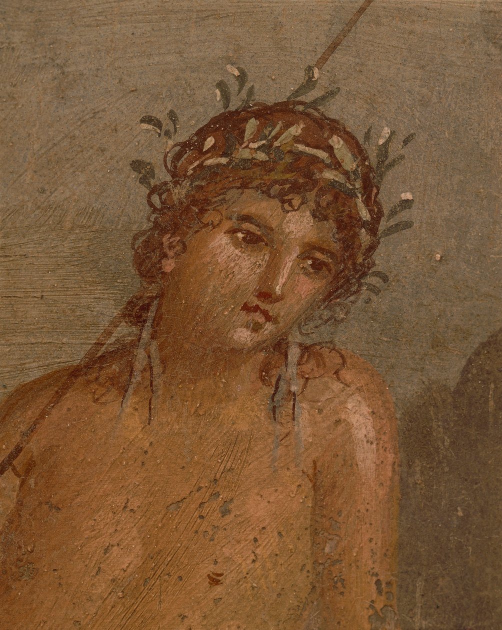 Italia, Campania-regionen, Napoli-provinsen, Pompeii, House of Marco Lucrezio Frontone Fresco som viser Narcissus ved dammen av Roman Roman